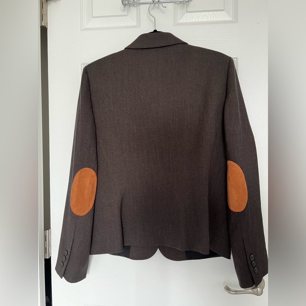 Cremieux Brown Blazer w/shoulder pads